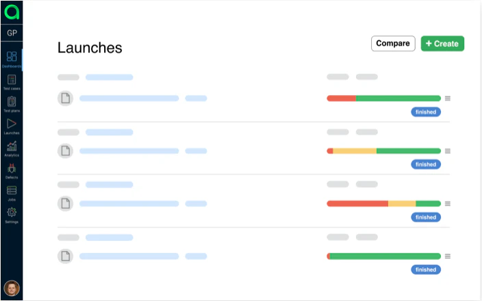screenshot of Allure TestOps